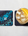 Coaster with the Paraguay 2026 Away football shirt design by RIPA Football