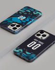 Phone case with the Paraguay 2026 Away football shirt design by RIPA Football