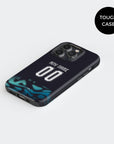 Phone case with the Paraguay 2026 Away football shirt design by RIPA Football