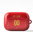 AirPods case with the Portugal 2004 Home football shirt design by RIPA Football