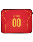 Laptop sleeve with the Portugal 2004 Home football shirt design by RIPA Football