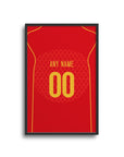 Print with the Portugal 2004 Home football shirt design by RIPA Football