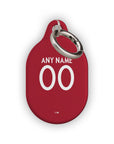 AirTag holder with the Portugal 2018 Home football shirt design by RIPA Football