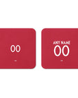 Coaster with the Portugal 2018 Home football shirt design by RIPA Football