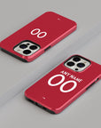 Phone case with the Portugal 2018 Home football shirt design by RIPA Football