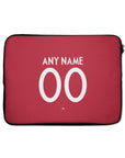 Laptop sleeve with the Portugal 2018 Home football shirt design by RIPA Football
