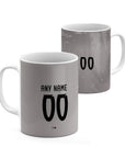 Mug with the Portugal 2025 Goalkeeper football shirt design by RIPA Football