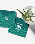 Coaster with the Portugal 2026 Special football shirt design by RIPA Football