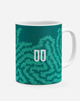 Mug with the Portugal 2026 Special football shirt design by RIPA Football