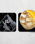 Coaster with the Switzerland 2026 Goalkeeper football shirt design by RIPA Football