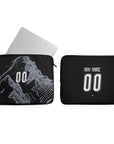 Laptop sleeve with the Switzerland 2026 Goalkeeper football shirt design by RIPA Football