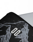 Laptop sleeve with the Switzerland 2026 Goalkeeper football shirt design by RIPA Football