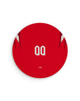 Mouse pad with the Tunisia 2026 Away football shirt design by RIPA Football