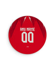 Mouse pad with the Tunisia 2026 Away football shirt design by RIPA Football