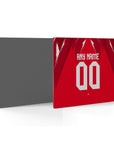 Mouse pad with the Tunisia 2026 Away football shirt design by RIPA Football