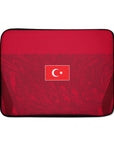 Laptop sleeve with the Turkey 2026 Away football shirt design by RIPA Football