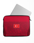 Laptop sleeve with the Turkey 2026 Away football shirt design by RIPA Football