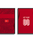 Print with the Turkey 2026 Away football shirt design by RIPA Football