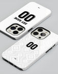Phone case with the Uzbekistan 2026 Away football shirt design by RIPA Football