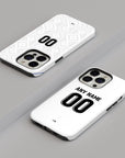 Phone case with the Uzbekistan 2026 Away football shirt design by RIPA Football