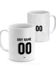Mug with the Uzbekistan 2026 Away football shirt design by RIPA Football