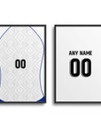 Print with the Uzbekistan 2026 Away football shirt design by RIPA Football