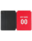 iPad case with the Kaiserslautern 2026-27 Home football shirt design by RIPA Football