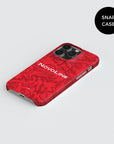 Phone case with the Kaiserslautern 2026-27 Home football shirt design by RIPA Football