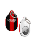AirTag holder with the AC Milan 2026-27 Home football shirt design by RIPA Football