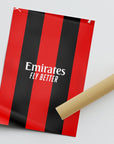 Print with the AC Milan 2026-27 Home football shirt design by RIPA Football