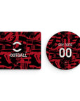 Mouse pad with the AC Milan 2026-27 Prematch football shirt design by RIPA Football