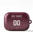 AirPods case with the Aston Villa 2026-27 Home football shirt design by RIPA Football