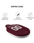 AirTag holder with the Aston Villa 2026-27 Home football shirt design by RIPA Football