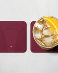 Coaster with the Aston Villa 2026-27 Home football shirt design by RIPA Football