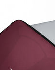 Laptop sleeve with the Aston Villa 2026-27 Home football shirt design by RIPA Football