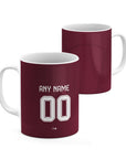 Mug with the Aston Villa 2026-27 Home football shirt design by RIPA Football