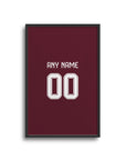 Print with the Aston Villa 2026-27 Home football shirt design by RIPA Football