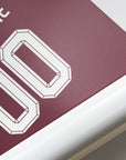 Print with the Aston Villa 2026-27 Home football shirt design by RIPA Football