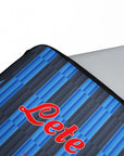 Laptop sleeve with the Atalanta 2026-27 Home football shirt design by RIPA Football