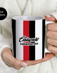 Mug with the Atlas 2026-27 Away football shirt design by RIPA Football