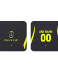 Coaster with the Atlético Madrid 2026-27 Away football shirt design by RIPA Football
