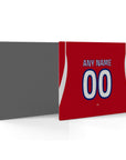 Mouse pad with the Atlético Madrid 2026-27 Home football shirt design by RIPA Football