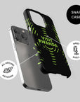 Phone case with the Atlético Madrid 2026-27 Prematch football shirt design by RIPA Football