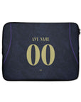 Laptop sleeve with the Barcelona 2026-27 Away football shirt design by RIPA Football