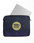 Laptop sleeve with the Barcelona 2026-27 Away football shirt design by RIPA Football