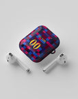 AirPods case with the Barcelona 2026-27 Prematch football shirt design by RIPA Football