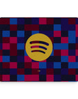 Mouse pad with the Barcelona 2026-27 Prematch football shirt design by RIPA Football