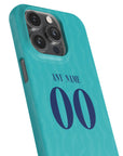Phone case with the Barcelona 2026-27 Third football shirt design by RIPA Football
