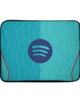 Laptop sleeve with the Barcelona 2026-27 Third football shirt design by RIPA Football