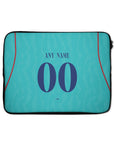 Laptop sleeve with the Barcelona 2026-27 Third football shirt design by RIPA Football